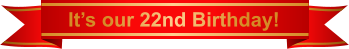 It’s our 22nd Birthday!